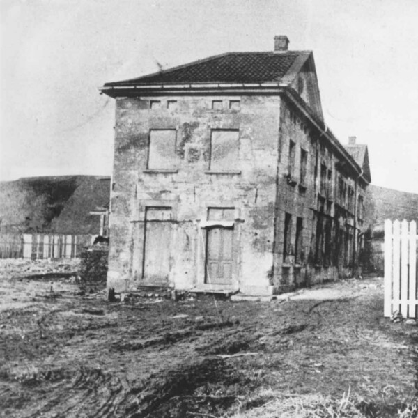 Die Ruine vom ehemaligen Herrenhaus Goor in Schalke.