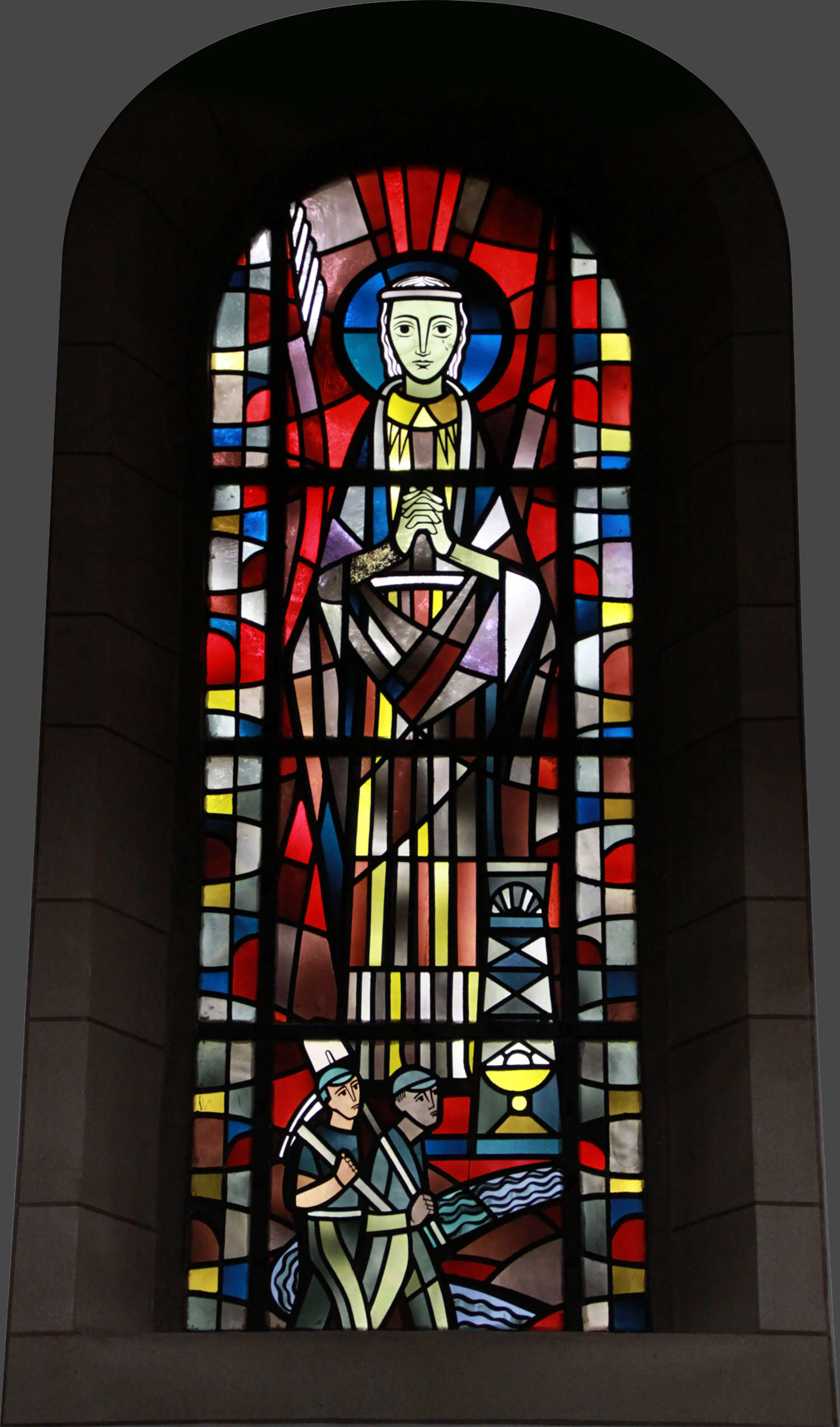 Heilige Barbara Kirchenfenster