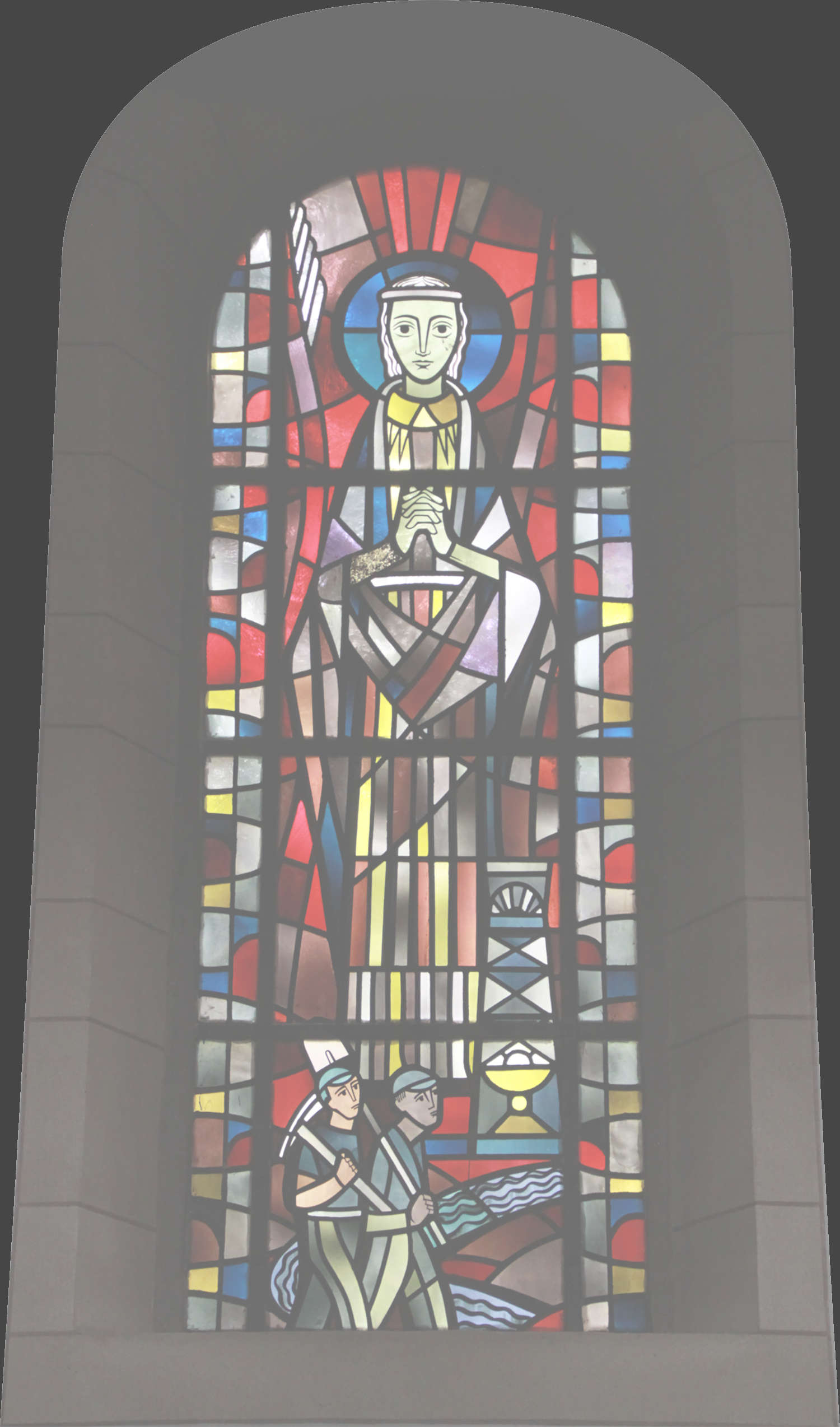 Heilige Barbara Kirchenfenster